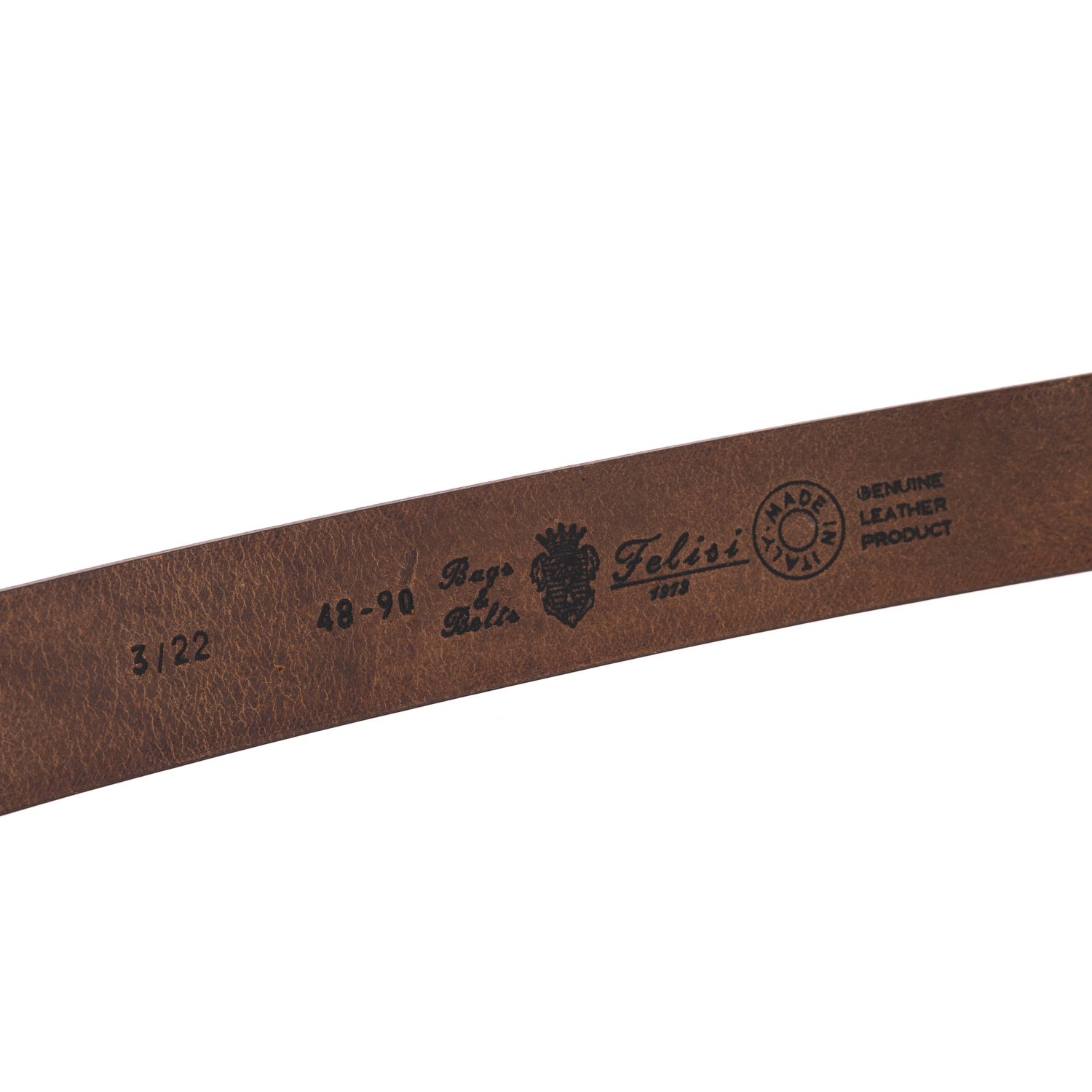 Gürtel "Saddle Strap" aus dunkelbraunem Sattelleder - Handarbeit